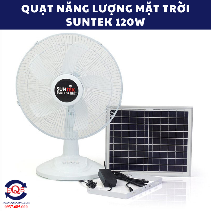 Quạt năng lượng mặt trời Suntek 120W